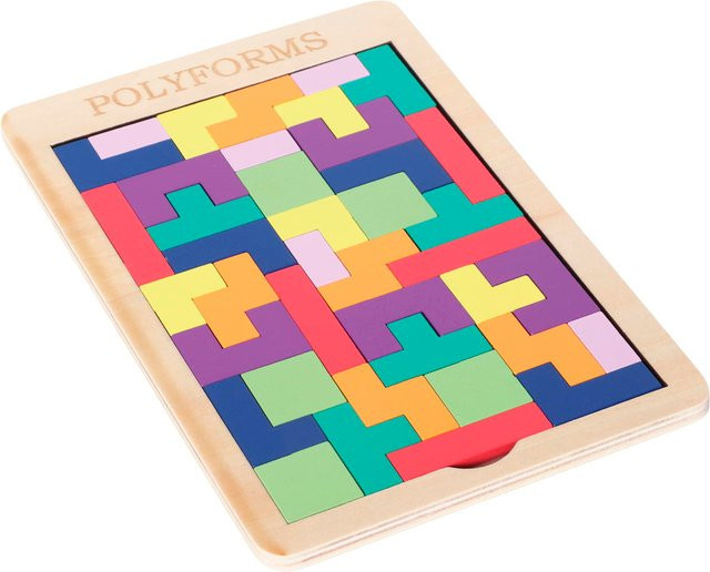 Polyforms Legepuzzle, Holz, Bunt / Mehrfarbig, ab 6 Jahre - Bild 1