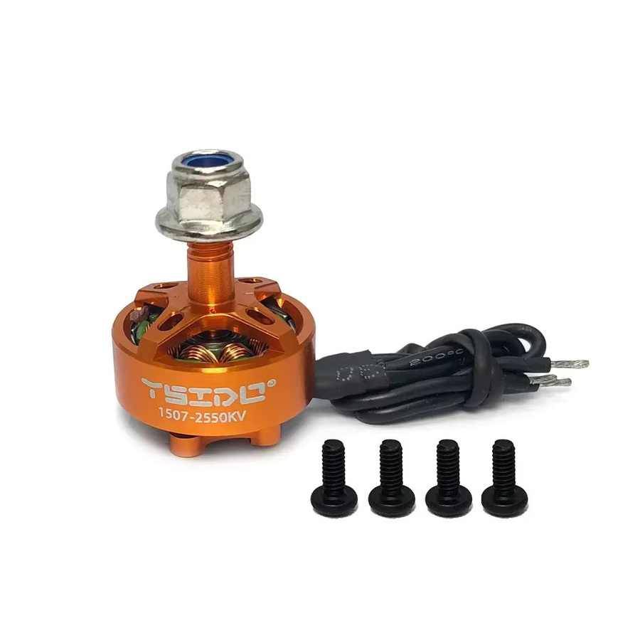 TIMEA Brushless Motor 1507 für 3 Zoll Freestyle FPV Drohnen, Orange - Bild 2