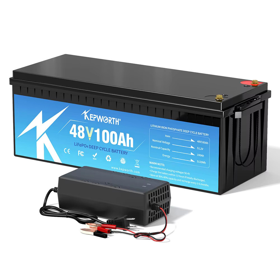KEPWORTH LiFePO4 Batterie mit integriertem Smart Bluetooth BMS für RV und Camper - Bild 2