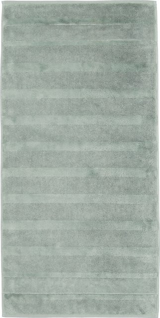 Handtuch NOBLESSE² UNI Green gestreift aus Baumwolle mit Oeko-Tex Standard 100 - Bild 1