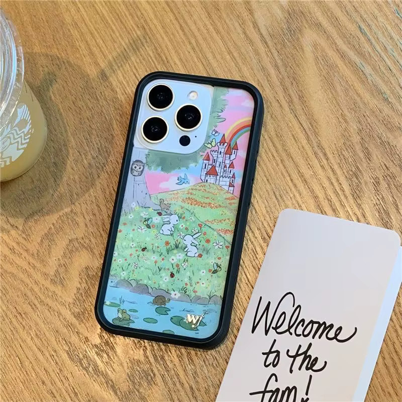 Handyhülle Wildflower Ins Taylor Giavasis für iPhone 17 16 15 14 13 Pro Max Plus in Multicolour mit Kaninchen und Naturmotiv - Bild 2