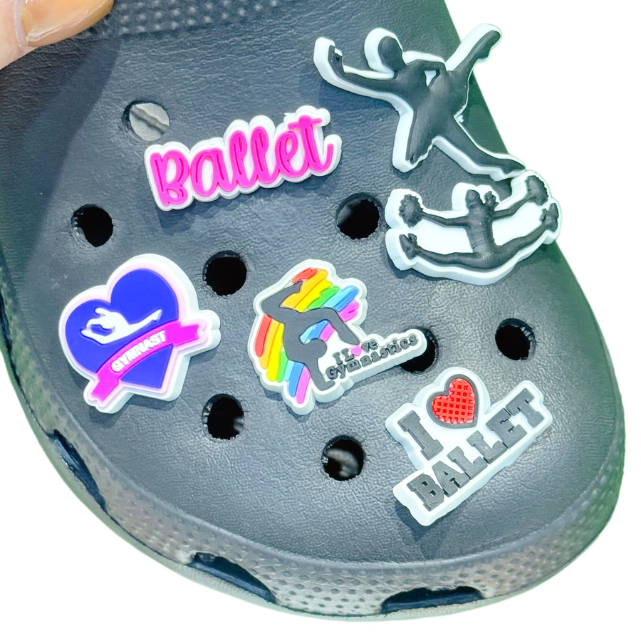 Happye&TiTi Charms, Schwan-Sandalen, PVC, 21 Stück - Bild 5