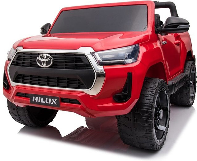TPFLiving Toyota Hilux Elektro-Kinderauto, rot, mit Ledersitz und Sicherheitsgurt - Bild 1