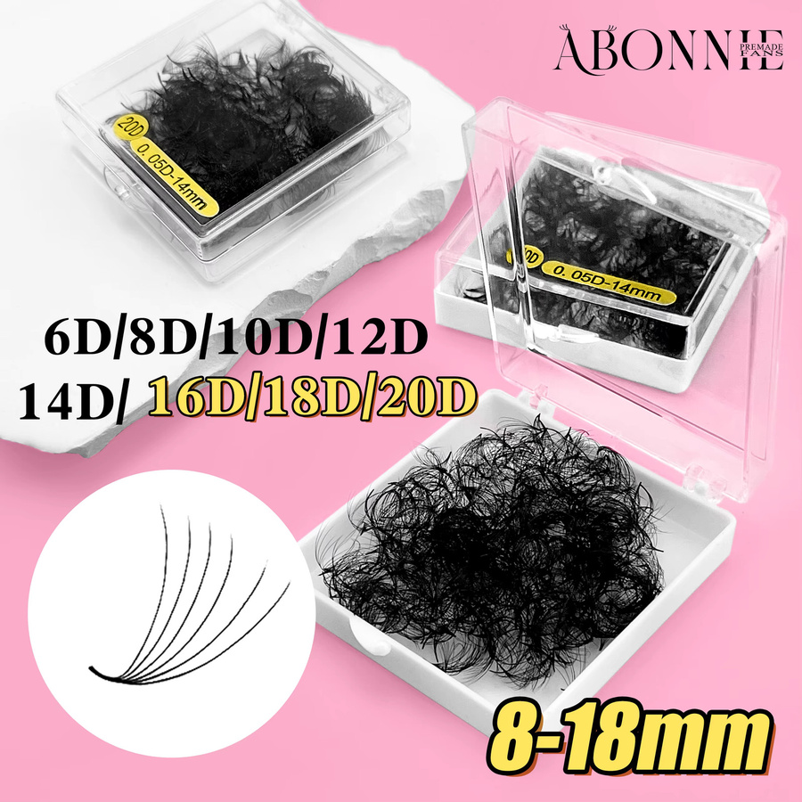 ABONNIE Prefect Bouquet Lose vorgefertigte Volumenfächer, Unisex - Bild 2