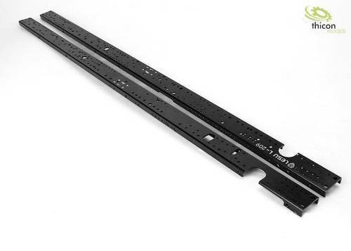 Thicon Models 50296 Rahmenprofil aus Alu in Schwarz im Maßstab 1:14 - Bild 1