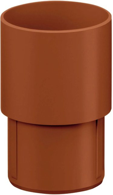 Inefa Fallrohrverbinder aus PVC DN 75 in Braun - Bild 1