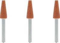 Dremel Korund-Schleifspitze 953 in Orange und Braun mit 6,4 mm Durchmesser für Metall - Bild 2