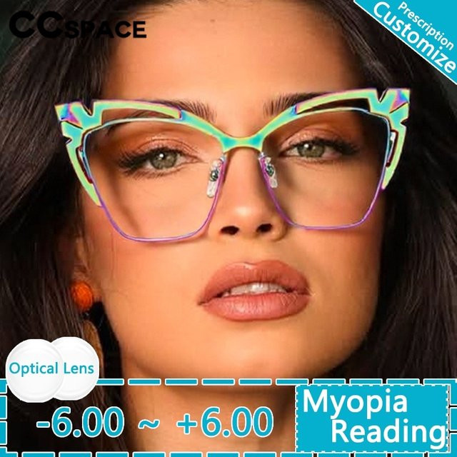PIXCICO Lesebrille, Metall, Multicolor, Vollrand, Cat-Eye, Damen - Bild 1