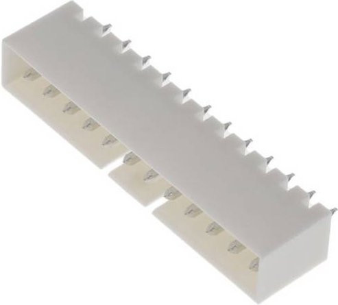 Molex Einbau-Stiftleiste Standard 12-polig in Weiß mit 3,50 mm Rastermaß - Bild 1