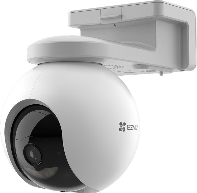 EZVIZ HB8 Akkubetriebene WLAN-Außenkamera mit 2K 4MP Auflösung, Schwenk- und Neigefunktion, Weiß - Bild 1