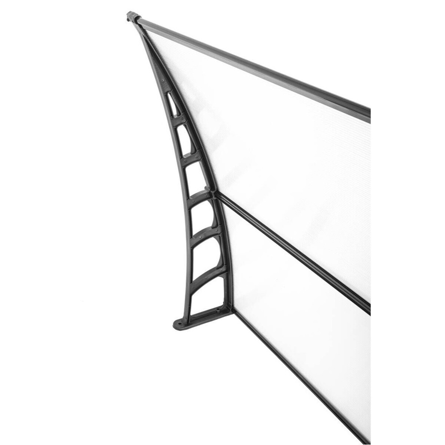 Brosplast Vordach transparent B/H/L: 120 x 23 x 105 cm - Bild 3