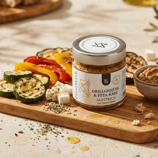 Deligreece Grillgemüse & Feta-Käse Aufstrich 220 g - Bild 2