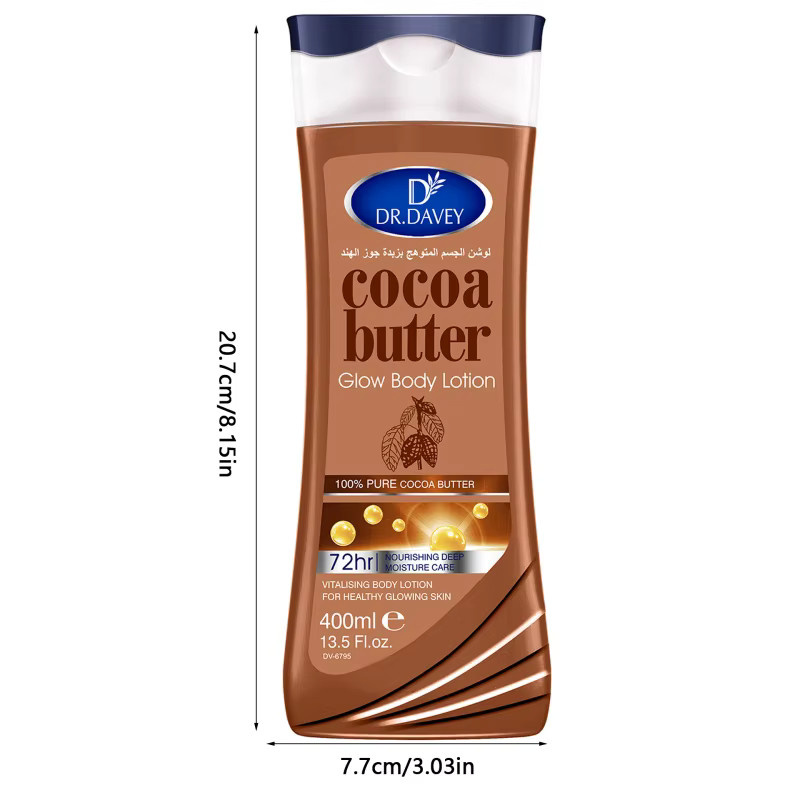 DR.DAVEY Körperlotion Kakao-Frucht, 400 ml - Bild 3