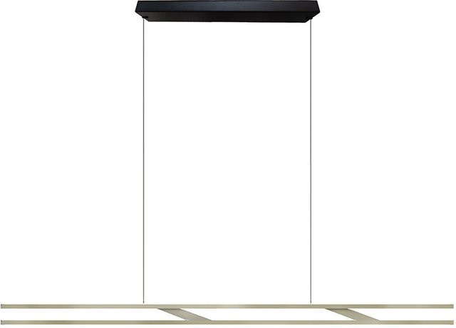 Oligo Linto HA LED-Pendelleuchte in Creme mit schwarzem Baldachin matt, dimmbar und höhenverstellbar, warmweißes Licht 2700K - Bild 1