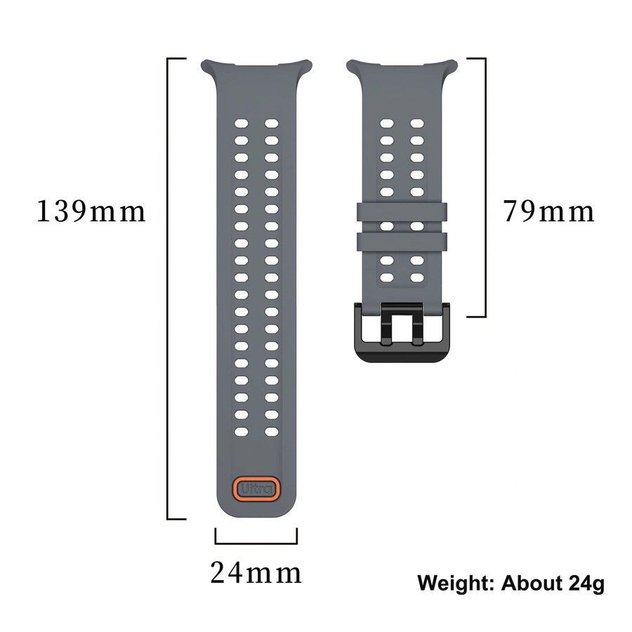 Uhrenarmband Silikon, Samsung Galaxy Watch Ultra 2, 47 mm, Unisex - Bild 1