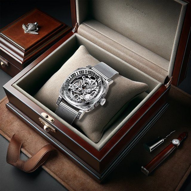 CAROTIF Armbanduhr Automatik, Edelstahl, Silber, Herren - Bild 1