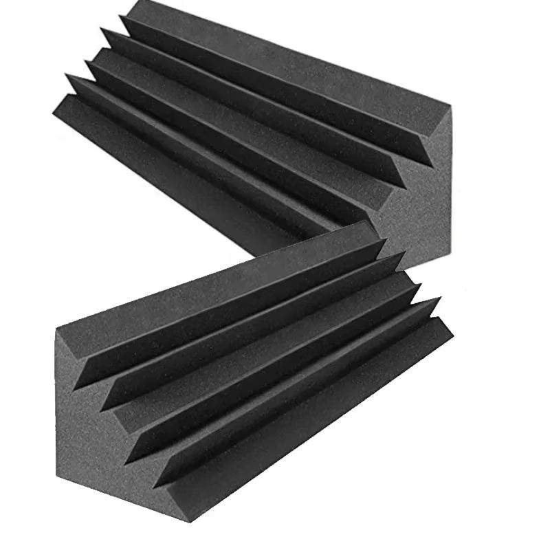 Acoustanker Akustik-Bassfalle Set aus hochdichtem Schaumstoff, 8 Stück, Schwarz, B/T/H: 12 x 12 x 48 cm - Bild 3