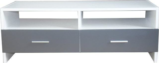 HTI-Living TV-Board Thekla in Weiß/Grau - Bild 1