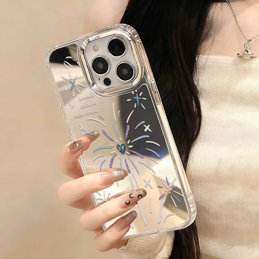 Luxus Make-Up Spiegel Handyhülle für Apple iPhone 17 Pro Max, 16, 15, 14, 13, 12, 11 und Air in Transparent - Bild 5