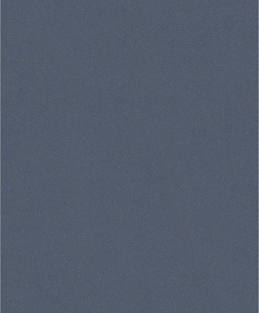 Schöner Wohnen Vliestapete Uni Blau FSC - Bild 1