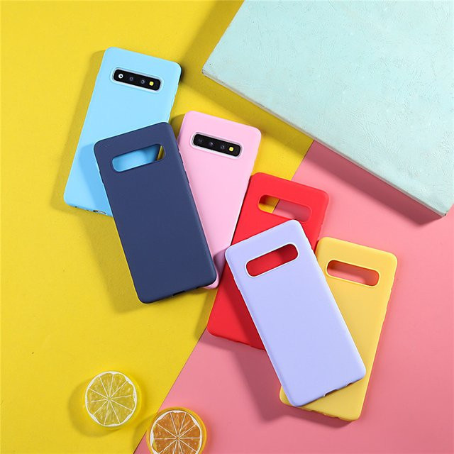 Ultradünne und weiche Handyhülle für Samsung Galaxy S10 S10E S7 S8 S9 S10 Plus S20 S21 Pro Note 8 9 10 Note 20 in Schwarz - Bild 1