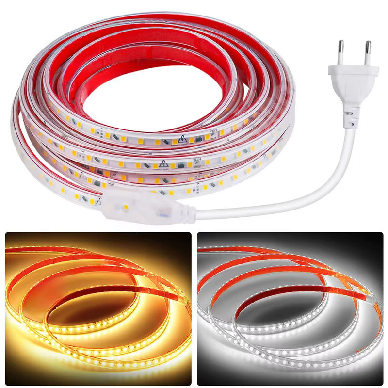 Asign LED-Streifen IP67 wasserdicht mit EU-Netzstecker, 120 LEDs/m, selbstklebend, weißes Licht, 220 V - Bild 7