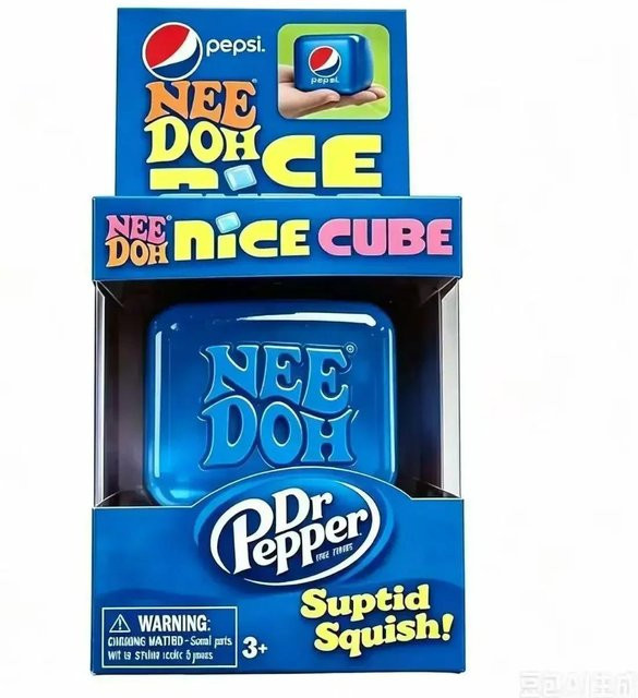 Schylling Needoh Nice Cube Squishy, Knetwürfel - Bild 1