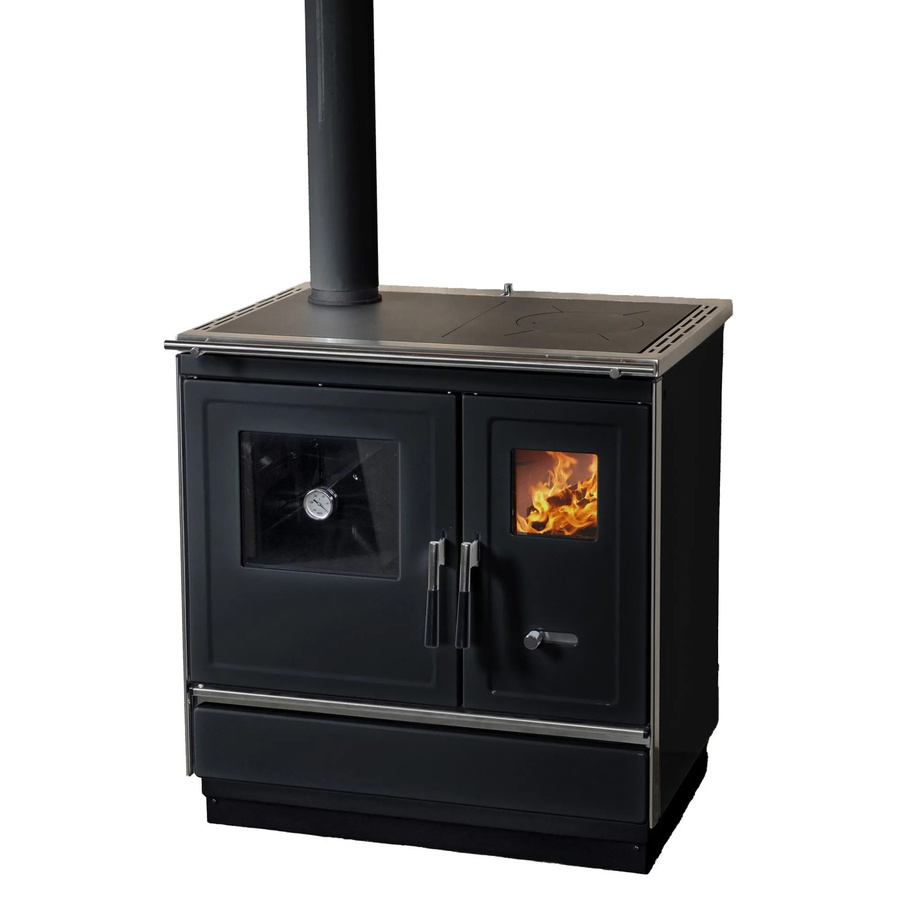 Haas+Sohn Herd HSH 81 mit Backfach links in Schwarz, 7,4 kW - Bild 2