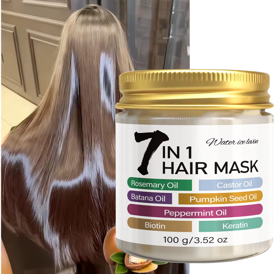 Water Ice Levin Haarmaske mit Keratin, 100g, für trockenes Haar - Bild 2