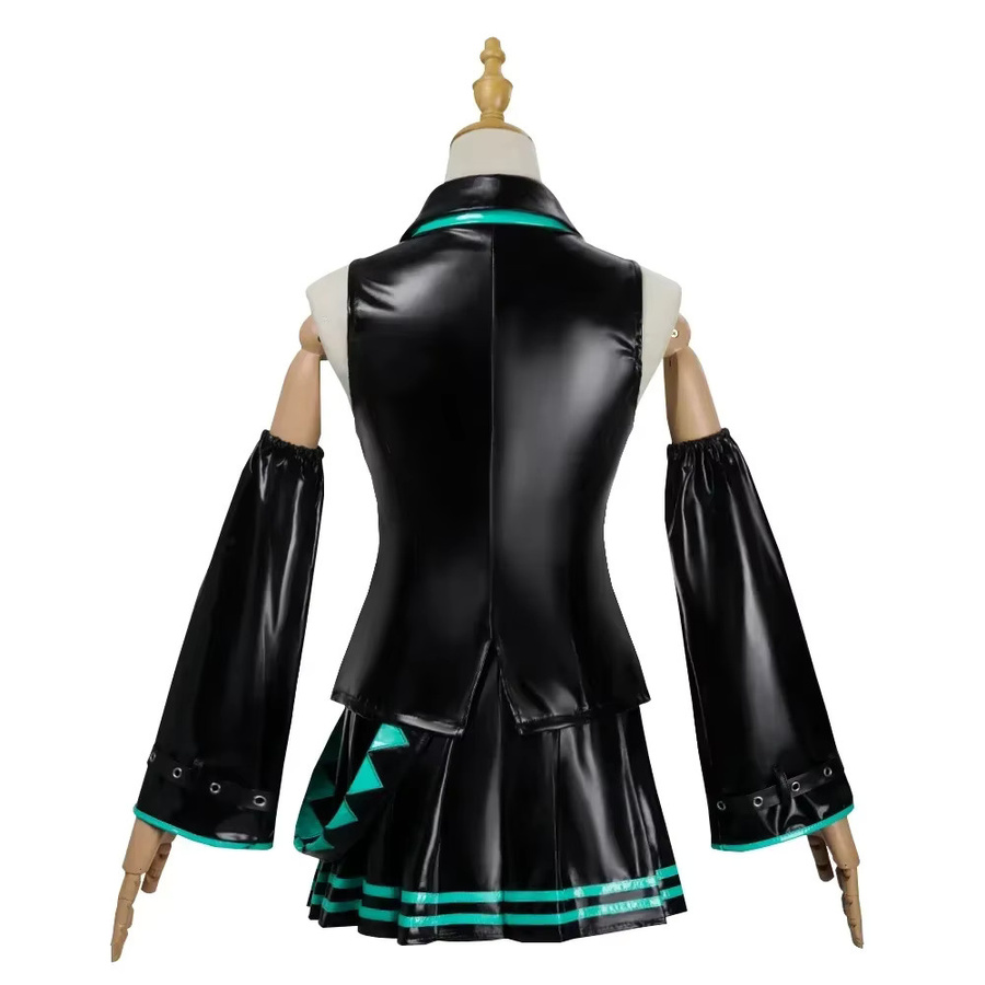 ZOBOTT Hatsune Miku Cosplay Komplettset, Leder, Set / Bundle - Bild 2