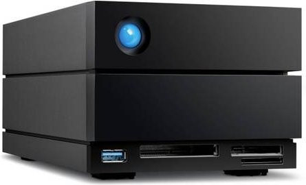 LaCie 2big Dock Festplatten-Array 20TB mit 2 HDD 10TB, Thunderbolt 3 und USB 3.2 Gen 2, Schwarz - Bild 1