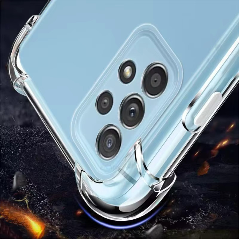 Stoßfeste transparente TPU Handyhülle mit Airbag-Schutz für Samsung Galaxy A52 A32 A72 A13 A23 A33 A53 A73 - Bild 2