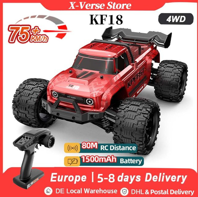 X-Verse KF18 Hochgeschwindigkeits-Rennwagen, RC-Auto, 1:14, mit LED-Licht - Bild 1