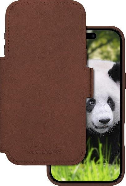 Lynge MS Handyhülle aus Full-grain Leder für iPhone 17 Pro Max in Dark Tan - Bild 1