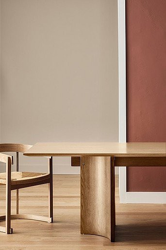 IKEA KUNGSHOLMEN Esstisch aus MDF-Laminat in Eiche-Optik, rechteckig, Braun/Beige, B/T/H: 210 x 110 x 72 cm - Bild 1