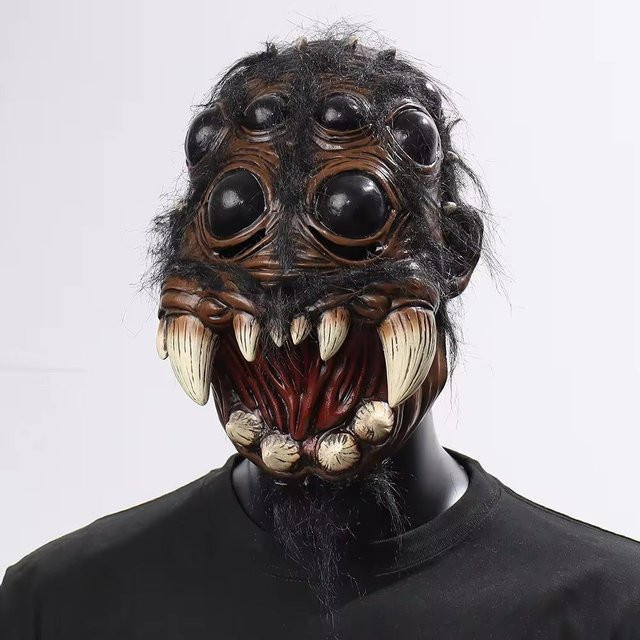 deyiyy Spinnenmaske, Cosplay, Schwarz, Unisex - Bild 1