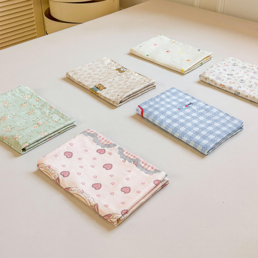 YT Daily Necessities Kissenbezug Set mit 2 Stück aus 100% Baumwolle mit floralem Gartenblumen-Druck und Umschlagverschluss, B/H: 30 x 50 cm - Bild 1