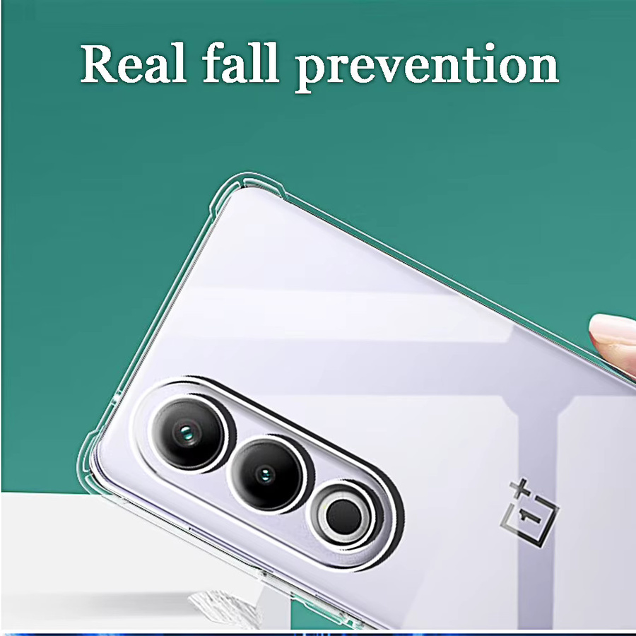 Stoßfeste TPU Schutzhülle für OnePlus Ace 3V, 3, 2, 2 Pro, 12, 12R, 11T, 10T in Transparent Klar - Bild 4