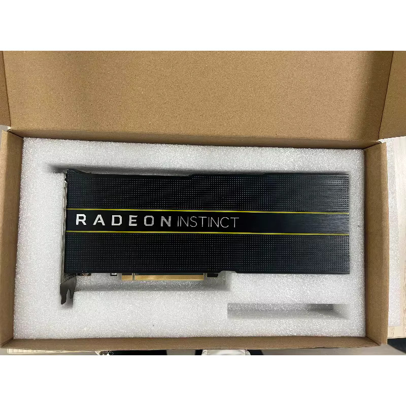AMD Instinct Mi50 Beschleuniger Grafikkarte mit 16GB HBM2 in Schwarz für Machine Learning und HPC - Bild 4