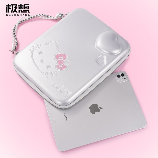 GeekShare Hello Kitty Schutzhülle für 11 Zoll Tablets, tragbare Aufbewahrungstasche kompatibel mit iPad, Apple, Huawei und Lenovo - Bild 1