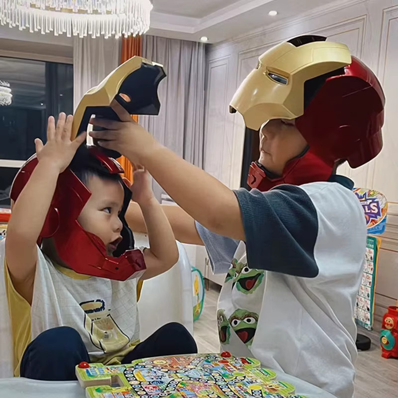 Hot Toys Marvel Iron Man Elektrohelm, leuchtend, mehrteiliges Modell - Bild 6