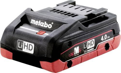 Metabo LiHD Akkupack 18 V mit 4,0 Ah in Schwarz-Rot - Bild 1