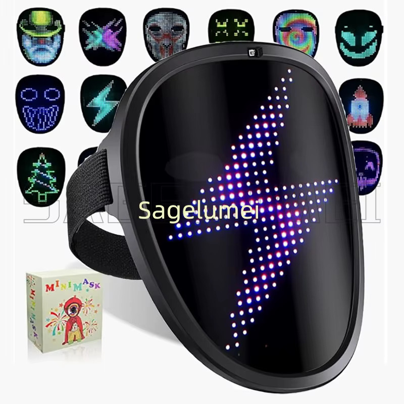SAGE LU MEI LED-Maske mit Gestenerkennung, leuchtende Kindermaske - Bild 3