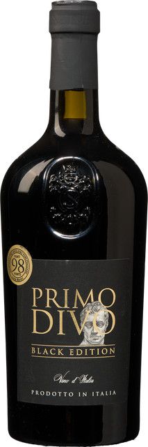 Menzatìa vini srl Primo Divo Black Edition Rotwein, Italien, Malvasia Nera/Montepulciano/Negroamaro/Primitivo, 13,5 % vol, 0,75 l - Bild 1