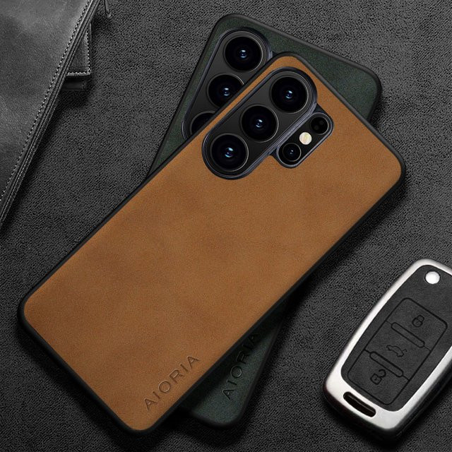 Capa Elegante Premium Handyhülle für Samsung Galaxy S26 Ultra Plus in Braun - Bild 1