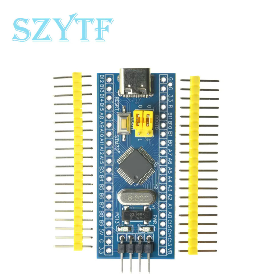 SZYTF STM32 ARM Microcontroller System Development Board Modul mit USB-C Anschluss in Blau - Bild 2