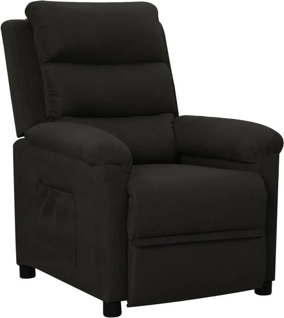 vidaXL Relaxsessel Schwarz aus Stoff mit Armlehnen - Bild 1