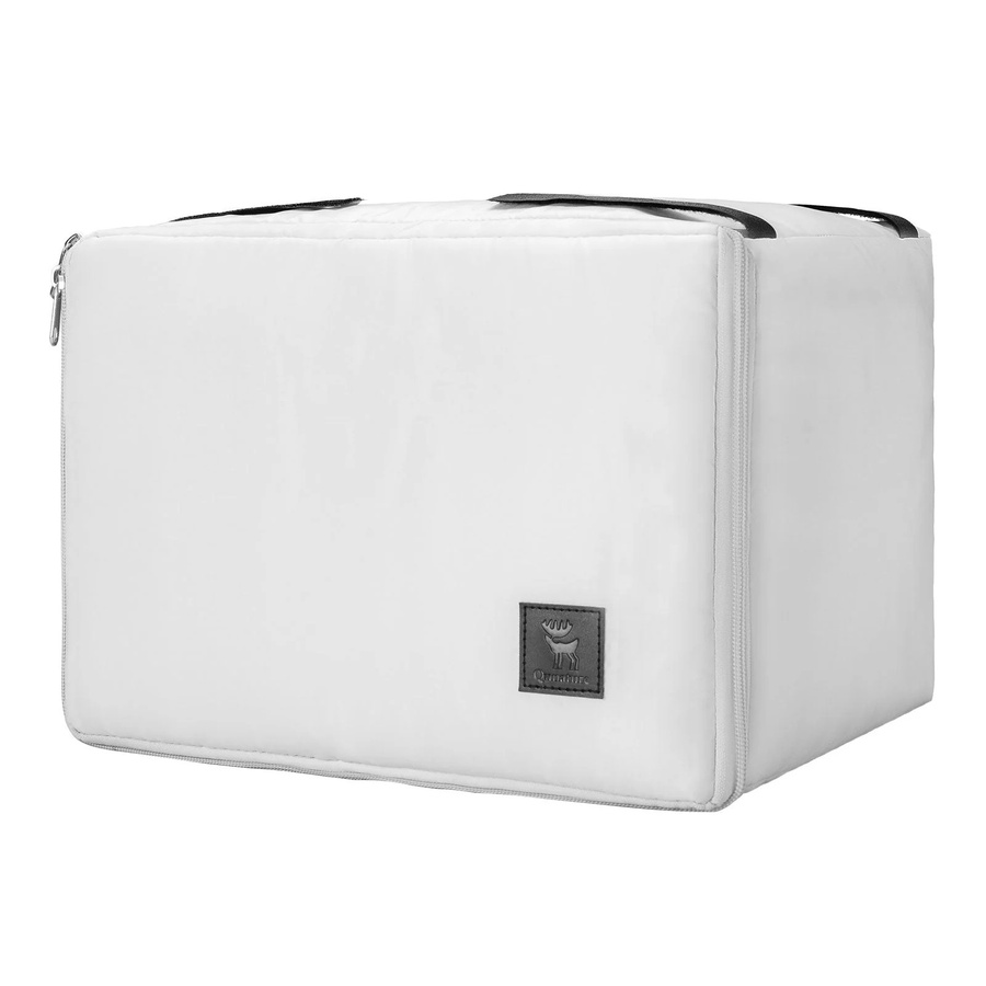 Qunature Faltbare Isoliertasche in Grau und Weiß, 16 l, luftdicht und auslaufsicher - Bild 1