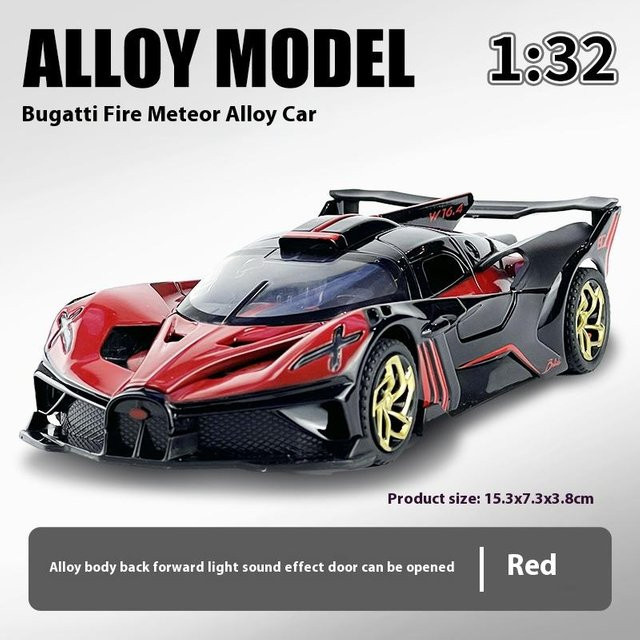 Linyi toy car Bugatti Modellauto, 1:32 Skala, mit Licht und Sound, ab 14 Jahren - Bild 1