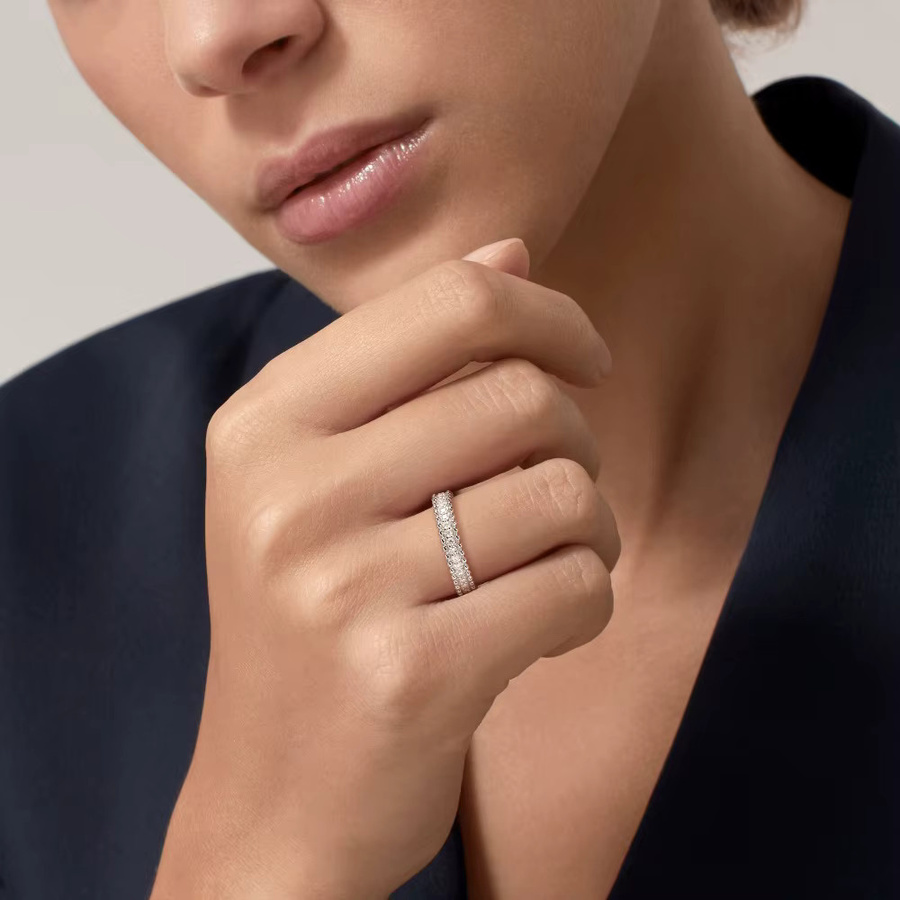 Ring Moissanit, 925 Silber, Damen, Verlobung - Bild 2
